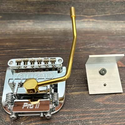Stetsbar Pro II Tremolo System Stop Tail Fits Chrome image 2