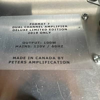 Peters Amplification Format 7 2019 excellent condition 100 watt EL34 powered metal monster replicus image 7