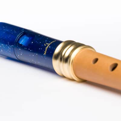 ADRI'S DREAM Soprano Recorder by Mollenhauer - Plastic/Pearwood / Blue / Single image 5