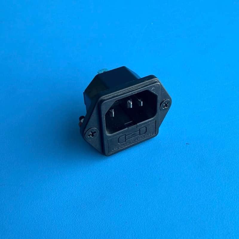 Fender Frontman 15R (PR493) Guitar Amp Part: Power Cord Input Socket w/Fuse image 1