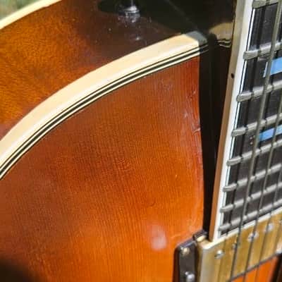 Carl Barney Archtop Jazz box Guitar 1975 - Sunburst image 5