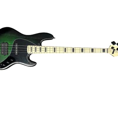 Sandberg Cal. TM-4 Superlight, Green Burst with Maple Neck/ Maple FB, Black Blocks 6.3 LBS *IN STOCK* image 6
