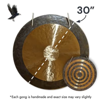 20" (G2+30) Solar Horizon Gong by Raven Sounds, Handmade Bronze Wind Gong, Free Mallet image 8