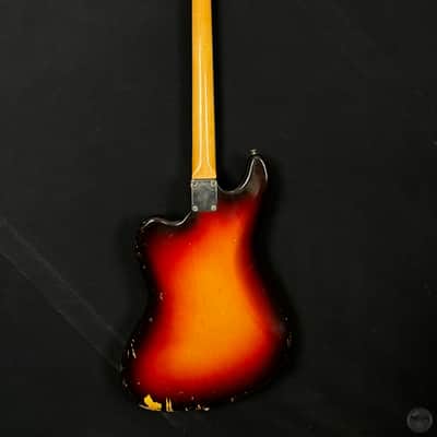 Fender Bass VI from 1961 in sunburst finish with case image 2