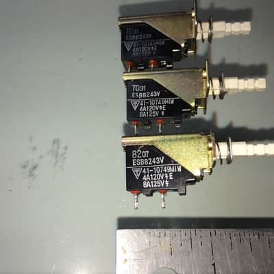 Vintage ALPS (Japan) TV-3 Power Switch (Without plastic button!)(3 pack) image 5