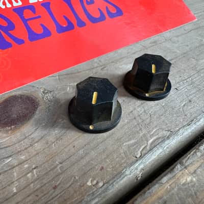 Real Life Relics Mini JB Style Aged Black Knobs Set of 2   [BD3] image 2