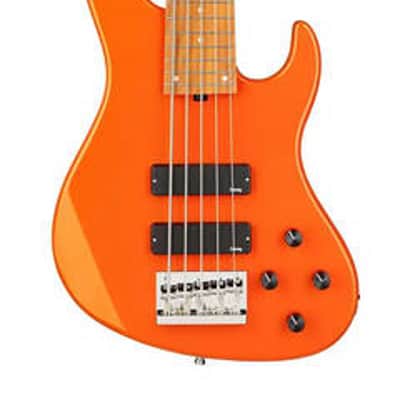 Sadowsky MetroExpress 5-String 24-Fret Modern Bass Roasted Maple Fingerboard 5-String Solid Candy Apple Orange Metallic High Polish image 10