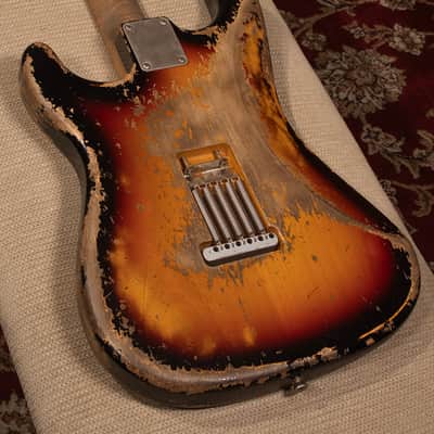 Xotic XSC-1 3 Tone Burst Electric Guitar - Super Heavy Aging - NAMM 2026 image 10