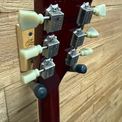 Gibson Les Paul Deluxe Guitar 30th Anniversary 2001 - Wine Red Flame Top w/Mods + OHSC image 15
