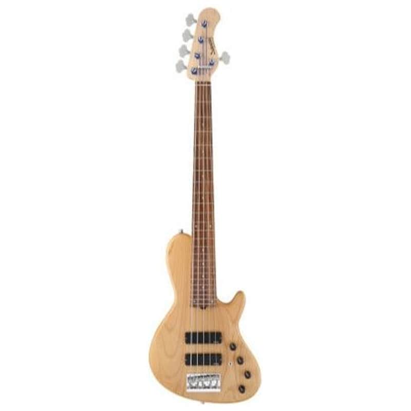 Sadowsky MetroLine 24-Fret Singlecut Soapbar Bass 5 String, Red Alder Body, Natural Transparent Satin image 1