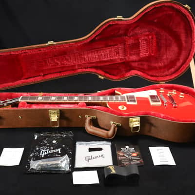 Gibson Les Paul Standard 60s Plain Top Cardinal Red Top USA - LPS6P00TCNH1 142 image 13