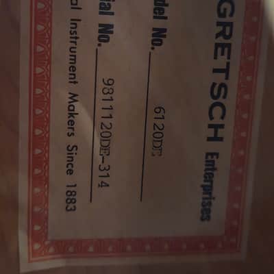 Gretsch G6120DE Duane Eddy Ebony Burst w/ OHSC image 6