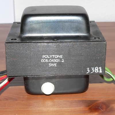 Polytone Baby Brute Center Tapped Power Transformer 110V / 220V Dual Secondaries 36V / 50V 100VA image 1
