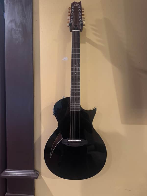 ESP LTD TL-12 with Rosewood Fretboard 2015 - 2017 - Black image 1