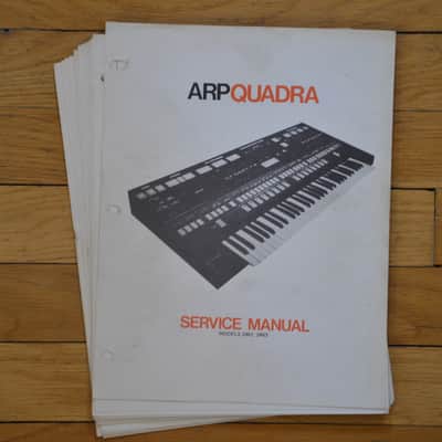 ARP QUADRA - Service Manual