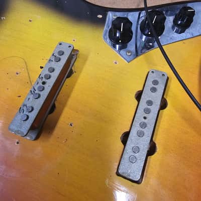 1965 Fender Jazz Bass 3 tone Sunburst image 14