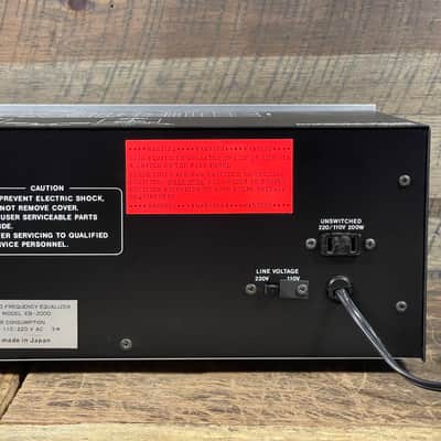 Tamon EB-2000 Stereo Frequency Equalizer image 9