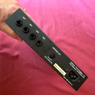 INSANELY RARE Uptown Technologies Pedal Pusher 1-in 8-out Instrument Distribution System Multi Amp ‘90s GREAT RADIAL JD7 ALTERNATIVE image 4