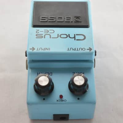 BOSS CE-2 Chorus Silver Screw 4-Digit Serial Black Label Made in Japan 1979 w/ Original Box image 11