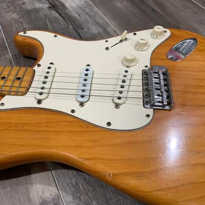 Fender Stratocaster 1973 Blonde natural maple w case OHSC original vintage Antique Natural image 3