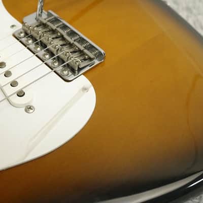 Fender Japan '57 reissue Stratocaster ST57-58US US pickup 2tone sunburst finish Crafted in Japan image 9