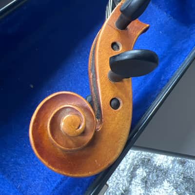 Unbranded 3/4 Antonio Stradivarius faciebat Cremona 1713 West Germany + Case 1950s-1960s image 7
