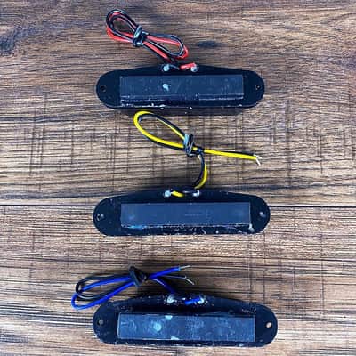 Guitar Project Parts S-S-S Strat Single Coil Pickup Set Black image 2