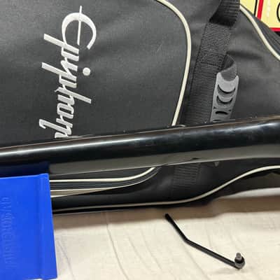 Epiphone Limited Edition Custom Shop Les Paul Nightfall with Gig Bag 2010 - Ebony / Black image 10
