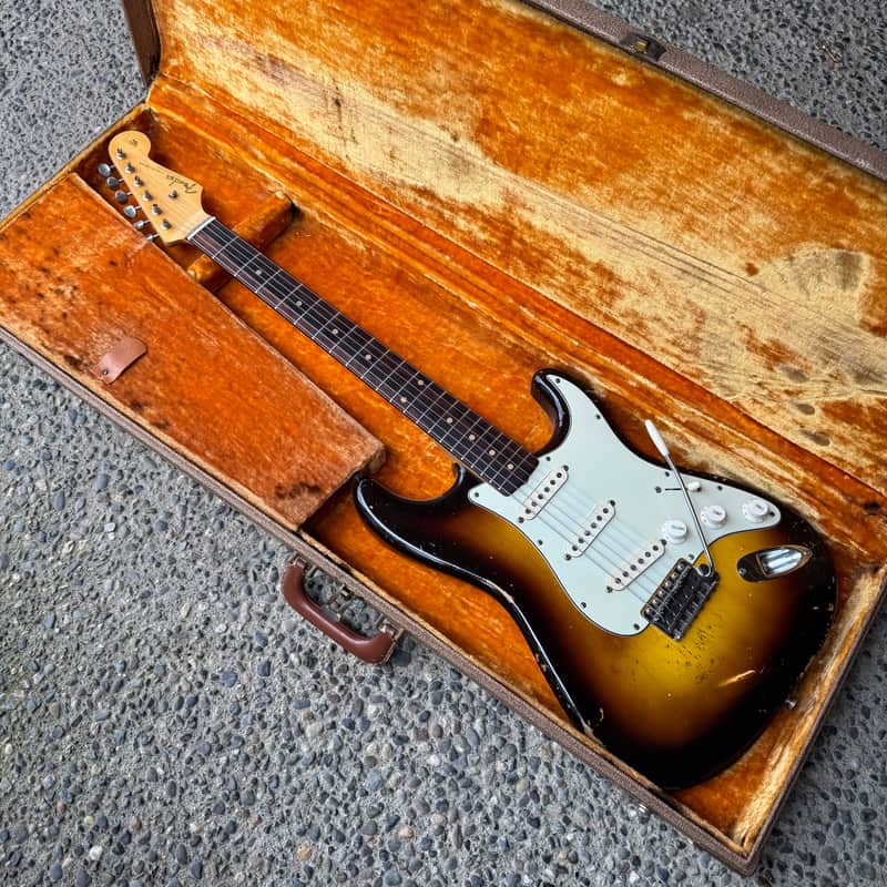 1959-1960 Fender Stratocaster Telecaster Case Only No Guitar - Brown Knucklebuster image 1