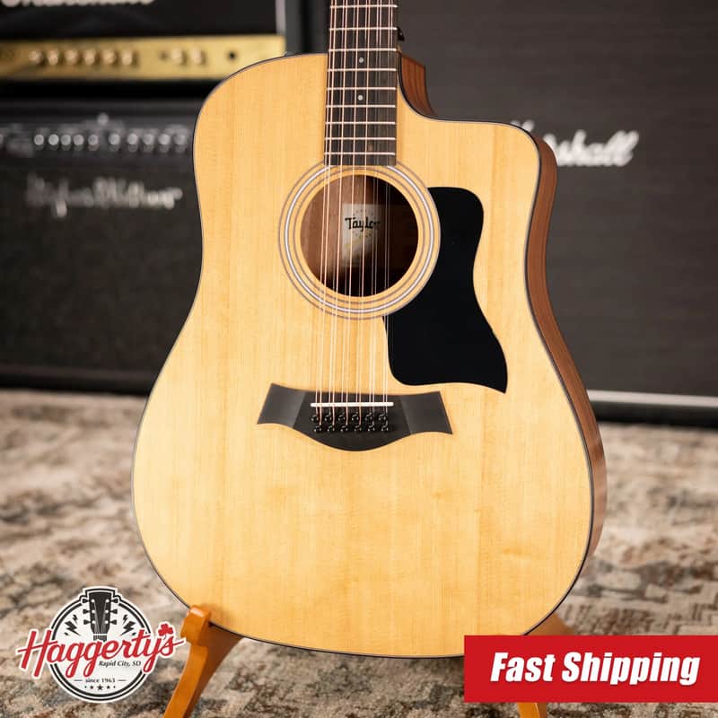 Taylor 150ce 12-String Dreadnought Acoustic/Electric Guitar with Gig Bag - Factory Used image 1