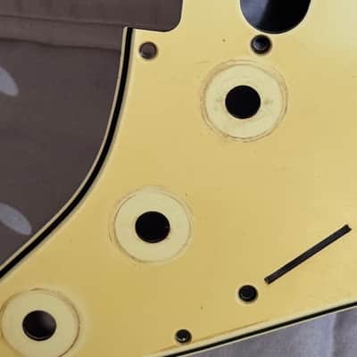 Fender Stratocaster Pickguard Super Relic / Aged Strat 59 thru 62 Mint Green AVRI 60's 11 hole image 2