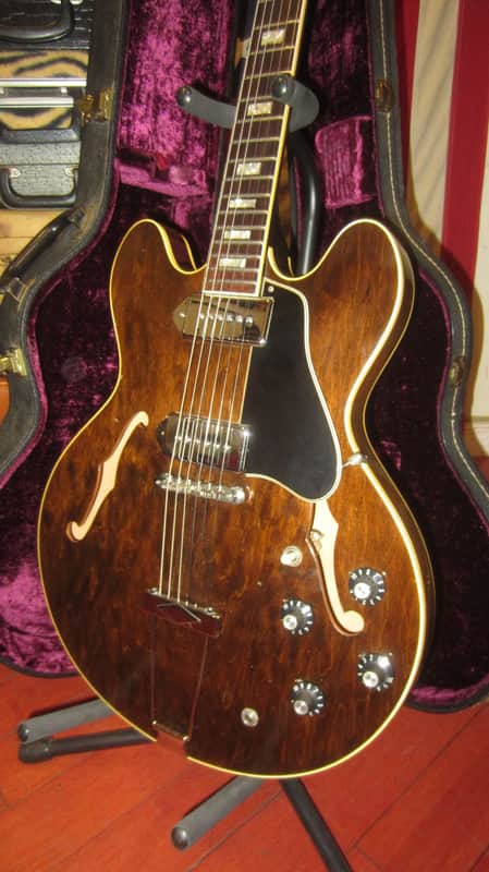 ~1969 GIbson ES-330 Walnut w/ Original Hard Case image 1