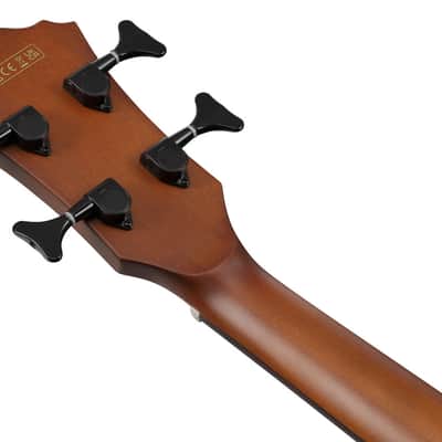 Ibanez AEGB24EBKH - 4 String Acoustic Electric Bass Guitar - Black High Gloss (AEGB24EBKH) image 4