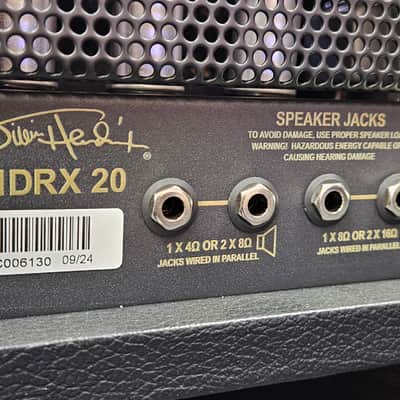 PRS HDRX 20 - 20-watt Tube Head -  Black -  NEW ! image 8