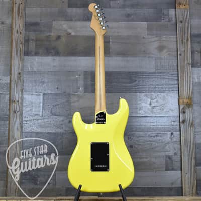 Mint Fender Limited Edition American Ultra II Stratocaster HSS - Graffiti Yellow with Hardshell Case image 6