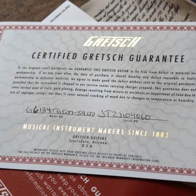 GRETSCH "G6134TGQM-59 Limited Edition Quilt Classic Penguin with Bigsby, Ebony Fingerboard, Forge Glow" HARDCASE, 4, 04 KG, LIMITED EDITION, ONLY 40 Pieces for EMEA (EUROPA,MIDDLE EAST, AFRICA) image 15