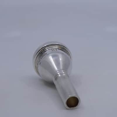 ACB "10" Large Shank Trombone Mouthpiece - Silver image 3