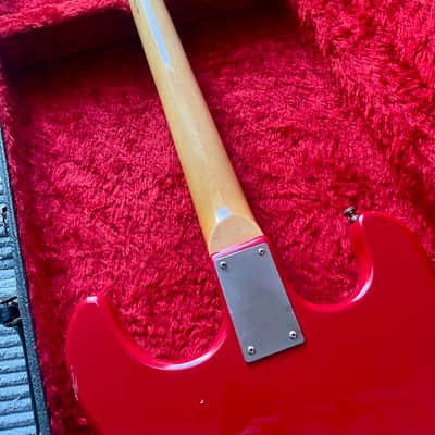 Mosrite The Ventures II Slab Body 1965 B043 - Red image 2