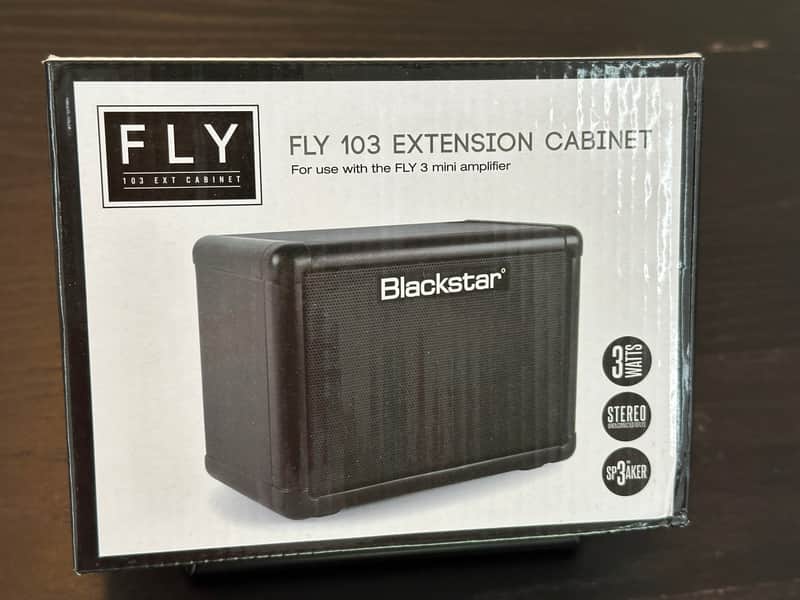NEW (opened) Blackstar Fly 103 3-Watt 1x3" Mini Guitar Cabinet - Black image 1
