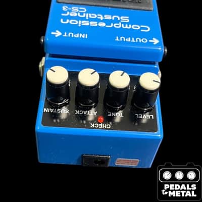 Boss CS-3 Compression Sustainer (Black Label) 1986 - 1992 - Blue - X19944 image 3