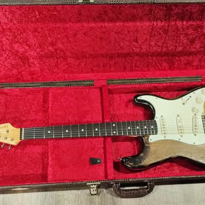 MyDream Partcaster Custom Built - Heavy Relic Sunburst SRV image 4