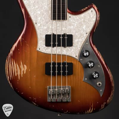 Novo Ivorus Bass Fretless - Mayan Burst #26122 image 2