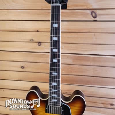 Gibson ES-335 Figured Semi-Hollow Electric Guitar with Gibson Hard Case - Iced Tea image 5