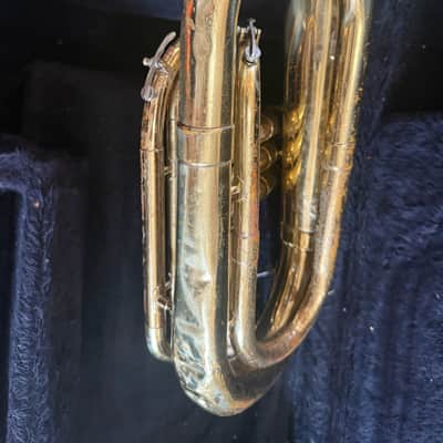 Bach Mercedes Marching Baritone Horn with case and mouthpiece, Made in USA image 12