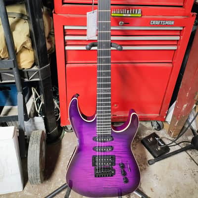 Fesley - FDK800 SuperStrat 2024 - Purple image 3