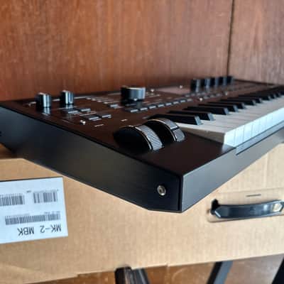 Korg MicroKORG 2 MBK 37-Key Synthesizer/Vocoder limited edition Metallic Black w/ box image 6