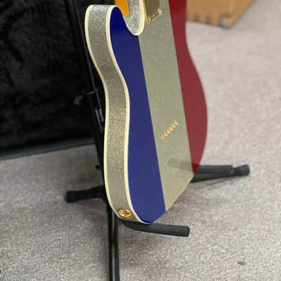 2024 Fender Buck Owens Signature Telecaster - Red, Silver, and Blue Sparkle image 12