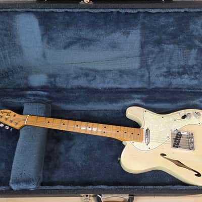 1969 Fender Telecaster Thinline Natural Ash Blonde 60s ARTIST OWNED STAGE PLAYED Road Worn Heavy Relic Aged American Vintage 1960's USA Tele Guitar image 2
