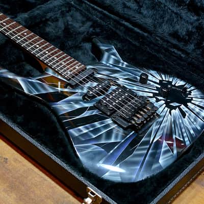 Hamer USA Chaparral Custom Shattered Glass Original Graphic 1989' image 1