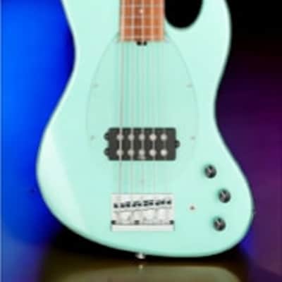 Sadowsky MetroExpress 21-Fret Vintage M Bass Morado Fingerboard 5-String - Solid Sage Green Metallic High Polish image 2